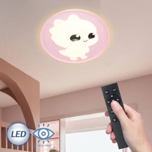 핑크다이노 LED 키즈 방등 / 오스람LED 색온도변환 플리커프리 캐릭터방등