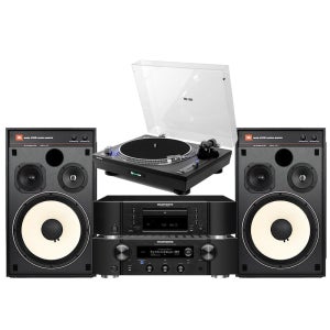 마란츠 PM7000N + CD6007 + PM-9970U + JBL 4312G 턴테이블 오디오 세트