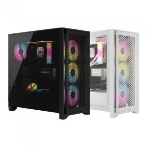 CORSAIR 4000D RGB AIRFLOW (BLACK)/ 케이스 /M
