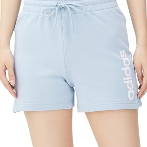 아디다스 여성 돌핀 팬츠 에센셜 리니어 프렌치 테리 쇼츠 블루 A36DD KHD