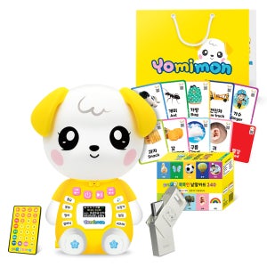 아기선물 요미몬 플레이돌+듀얼USB+똑똑한 낱말카드 패키지 돌 백일 신생아선물