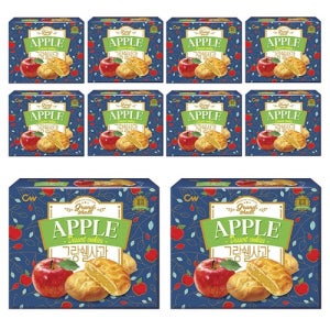 청우식품 5875 그랑쉘사과 195gx10개 아이베이비아트