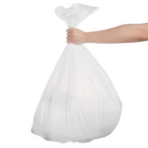 코멧 배접 쓰레기 비닐봉투 100L x 200개 화이트 블랙