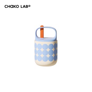 CHAKOLAB 차코랩 바오바오 316스텐 컵 텀블러 450ml, 라운드블루