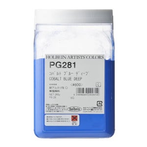[본품_대용량] 코발트 블루 DEEP 일본 HOLBEIN 안료 COBALT BLUE DEEP 템페라 동양화 민화 수채화 불화 PG281