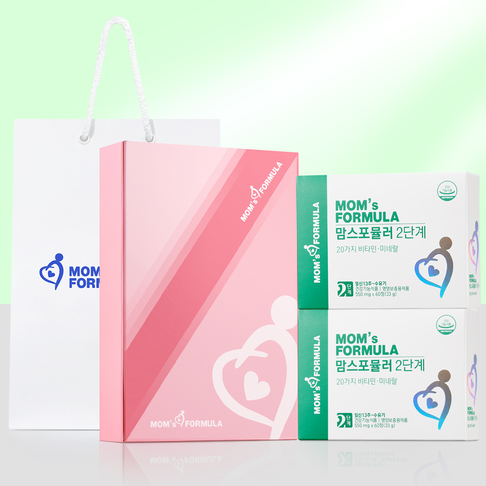 [임산부선물세트] <b>맘스포뮬러</b> 2단계 2개 / 임산부 수유부 영양제 / 철분 비타민