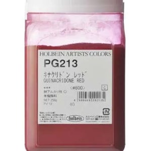 [본품_대용량] 퀴나크리돈 레드 일본 HOLBEIN 안료 QUINACRIDONE RED 템페라 동양화 민화 수채화 불화 PG213