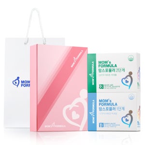 [임산부선물세트] 맘스포뮬러 1단계 + 2단계 / 임산부 영양제 / 활성형 엽산 철분