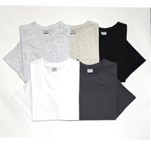 Made in Korea Unisex Plain Basic T-shirt Premium Silky Soft 100% Cotton Tee