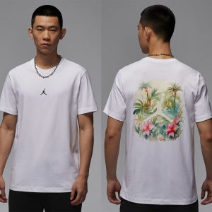 나이키 조던 플라이트 에센셜 하와이안 그래픽 반팔 티셔츠 IB7521