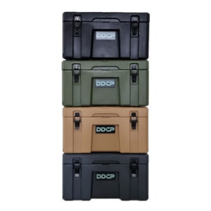 DDCP 카고박스 미군박스 밀리터리 카키 블랙 감성 캠핑용품 미국 적재함 렉스박스 53L