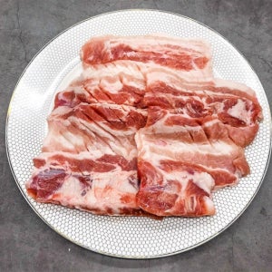 스페인 흑돼지 뼈삼겹 500g 생갈비 듀록
