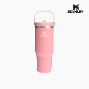스탠리 아이스플로우 플립 스트로 2.0 텀블러 887ml, 핑크 메사