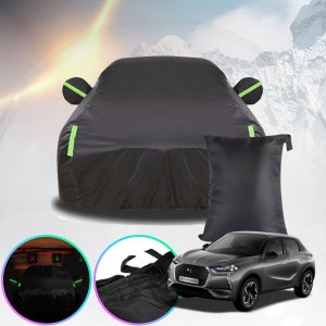 DS3 크로스백 E-텐스 바디커버 자동차 풀커버 차덮개 블랙 야외용