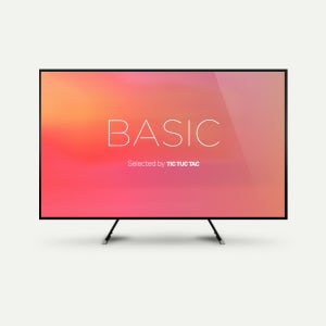 틱툭탁 베이직 탁상형 티비 스탠드 (lg 삼성 대형 tv 다리 32형~70형 거치대)