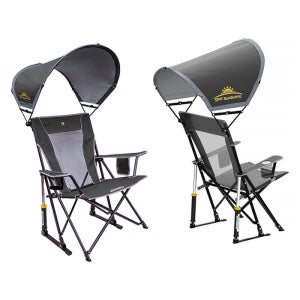 GCI OUTDOOR 선셰이드로커 릴렉스 체어 야외흔들의자 그레이 케노피체어 캠핑 낚시의자