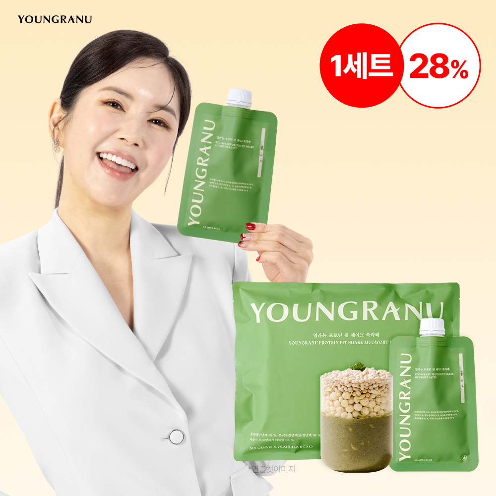 영라뉴 프로틴 핏 쉐이크 쑥라떼, 7포, 1개