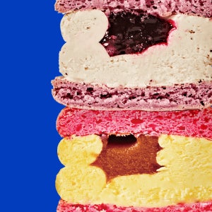 [한정판] 널담 수제 마카롱, 뚱카롱 16개입 (솔티드/블루베리 세트 8개입 X 2박스)