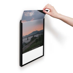 액자 액자프레임 알루미늄 서프푸 A2사이즈 420x594mm, 화이트