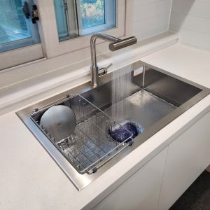 백조 씽크 고니8630 엠보 ECNRW8630 사각싱크볼 교체