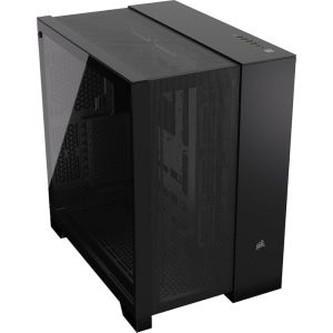 CORSAIR 6500D 공기 흐름 타워 없음 연결 ATX 호환 검은색 미드 케이스 포함