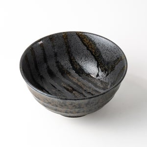 일본 이찌하라 줄우동기 면기 도자기 그릇, 5p 세트