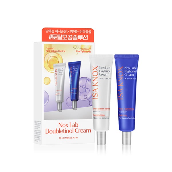 [예약구매] 이자녹스 NOX LAB 더블티놀 크림 기획 35ml+35ml (11/9일주차 이후 순차배송)