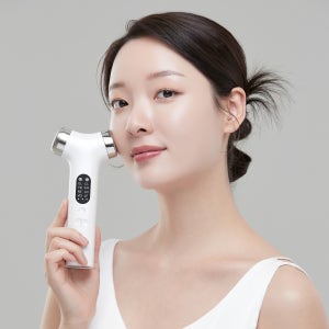 세계 유일 25MHz 클린에너지 듀얼테트라 물방울초음파 뷰티디바이스 EMS 얼굴마사지기