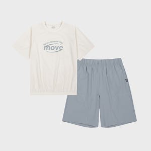 [N배송] 폴햄키즈 공용 화섬 상하의 쇼츠 셋업_PKF2TS3590