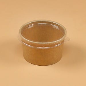 종이용기 소스용기 세트(크라프트/투명뚜껑/90ml/3온스)_[품절_01/19~03/20]_03/21일부터 출고가능