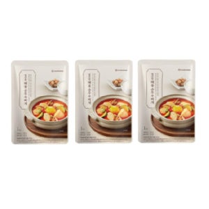 아워홈 얼큰한 해물 순두부찌개 400g 3개