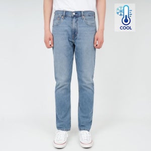 리바이스 남성 청바지 502 쿨진 테이퍼 미디엄블루 295071452