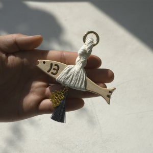 액막이 명태 북어 국산 모꼬지 나무 키링 오너먼트 현관 자석 인형 차량용 개업 집들이 선물