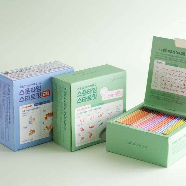 스푼타임 스타트킷 10종+4종 계란 땅콩 밀가루 우유 참깨 새우 조개 생선 초기 가루 이유식 알레르기 알러지 테스트