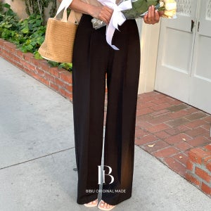 [삐뽕언니] (B-MADE/히든밴딩ver)여름 핀턱 와이드슬랙스