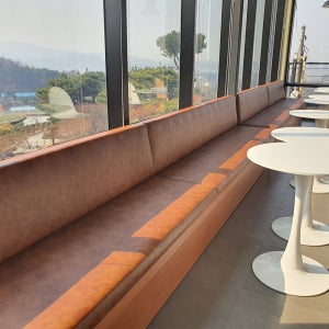 B22 붙박이소파 업소용 벽소파 음식점 카페 매장 하단 시트지 1000mm