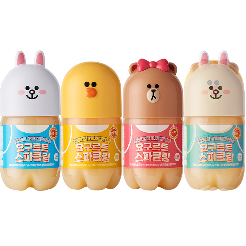 라인프렌즈 요구르트 스파클링