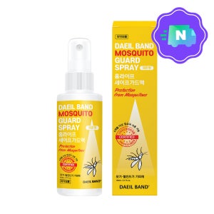 [N배송] 대일밴드 홈라이프 세이프가드액 모기 털진드기 기피제 휴대용 스프레이 80ml 1개