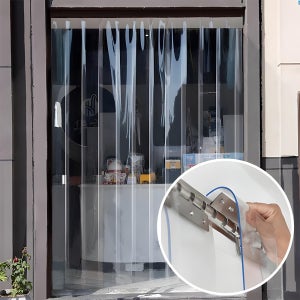 방풍 비닐커튼 PVC 공장 베란다 출입문 탑차 외풍차단