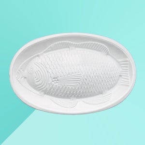 회포장 스티로폼용기 PSP 트레이 접시 300 볼록 400개