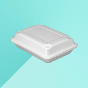 스티로폼용기 PSP 도시락 트레이 김밥 만두 포장 18-2호 400개