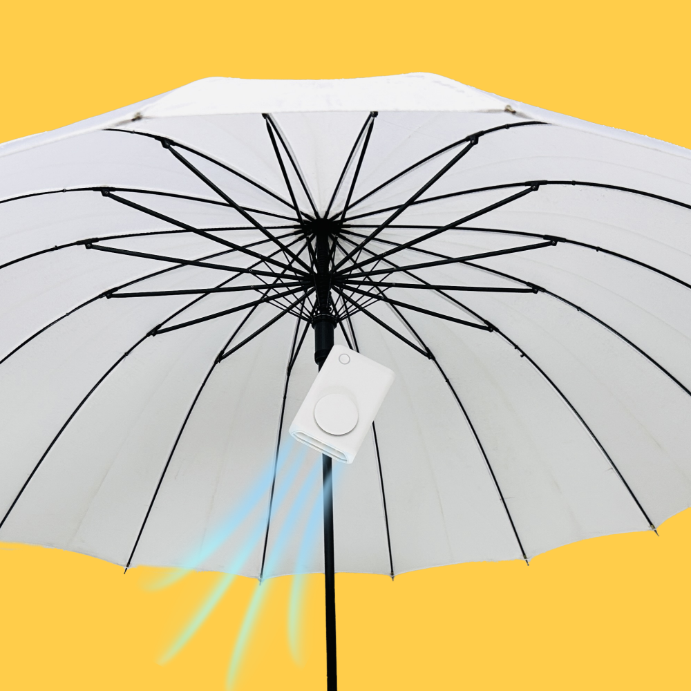 우핏 우산 양산 선풍기 초경량 미니 우산풍기 골프 야외용