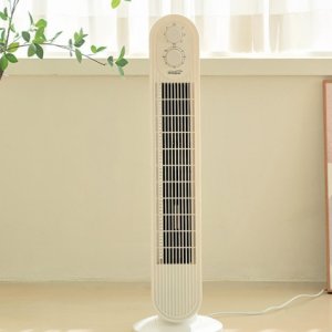 유글로브 날개없는 타워형 선풍기 무엽 타워팬 아기방 안전한 무엽 하루