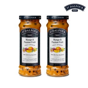 샹달프 망고 앤 패션프룻잼 284g x 2개 프리미엄 수입 무가당 과일잼