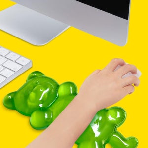 꾸꾸돌 젤리팜 베어 PC 손목받침대 손목보호 컴퓨터 데스크패드 데스크인테리어 가정 사무실