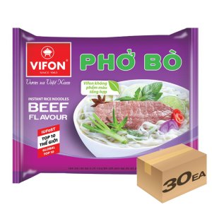 1박스) 비폰 포보 소고기맛 즉석쌀국수 라면 60g x 30개입