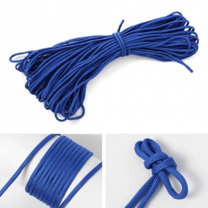 캠핑 텐트 고정 로프 스포츠 활동 보조 스트랩 차박 타프 연결줄 31M 블루
