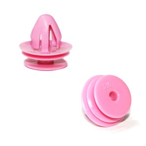 자동차 DIY 용품 부품 자동차핀 우찌핀 / 우쯔키 핑크색 1개