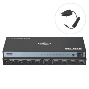 고화질 4K HDMI분배기 8포트 모니터 TV연결 8:1 컴퓨터 영상 스플리터 복제 확장