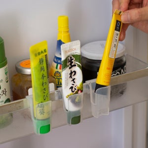와사비 튜브 홀더 3p 세트 냉장고 정리 거치대 주방 꿀템